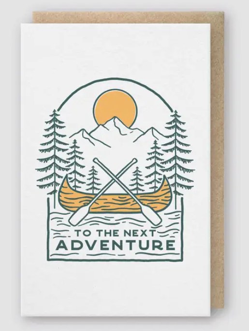 Squatchy Greeting Card — To the Next Adventure