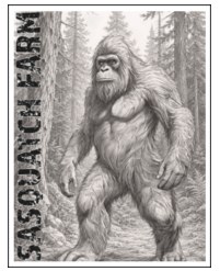 Squatchy Postcard — Sasquatch Farm