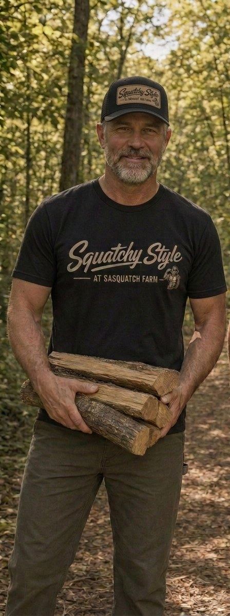 Squatchy Style Muscles Tee — Men's